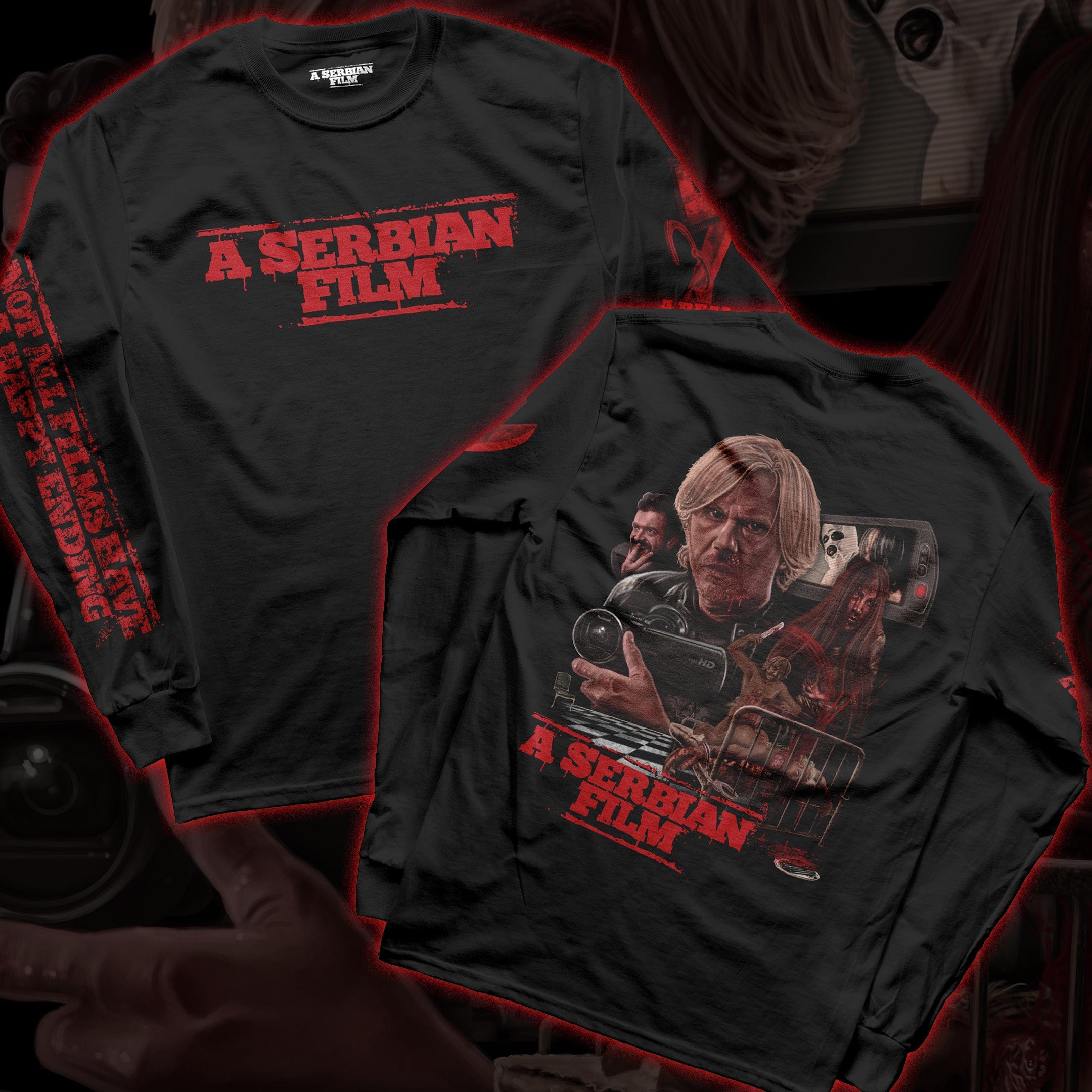 A Serbian Film Longsleeve - Backprint  -  Unusual Horror