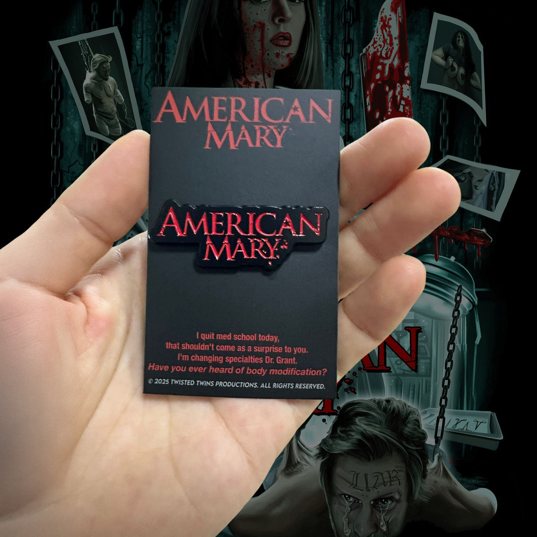 American Mary Enamel Pin Badge  -  Unusual Horror