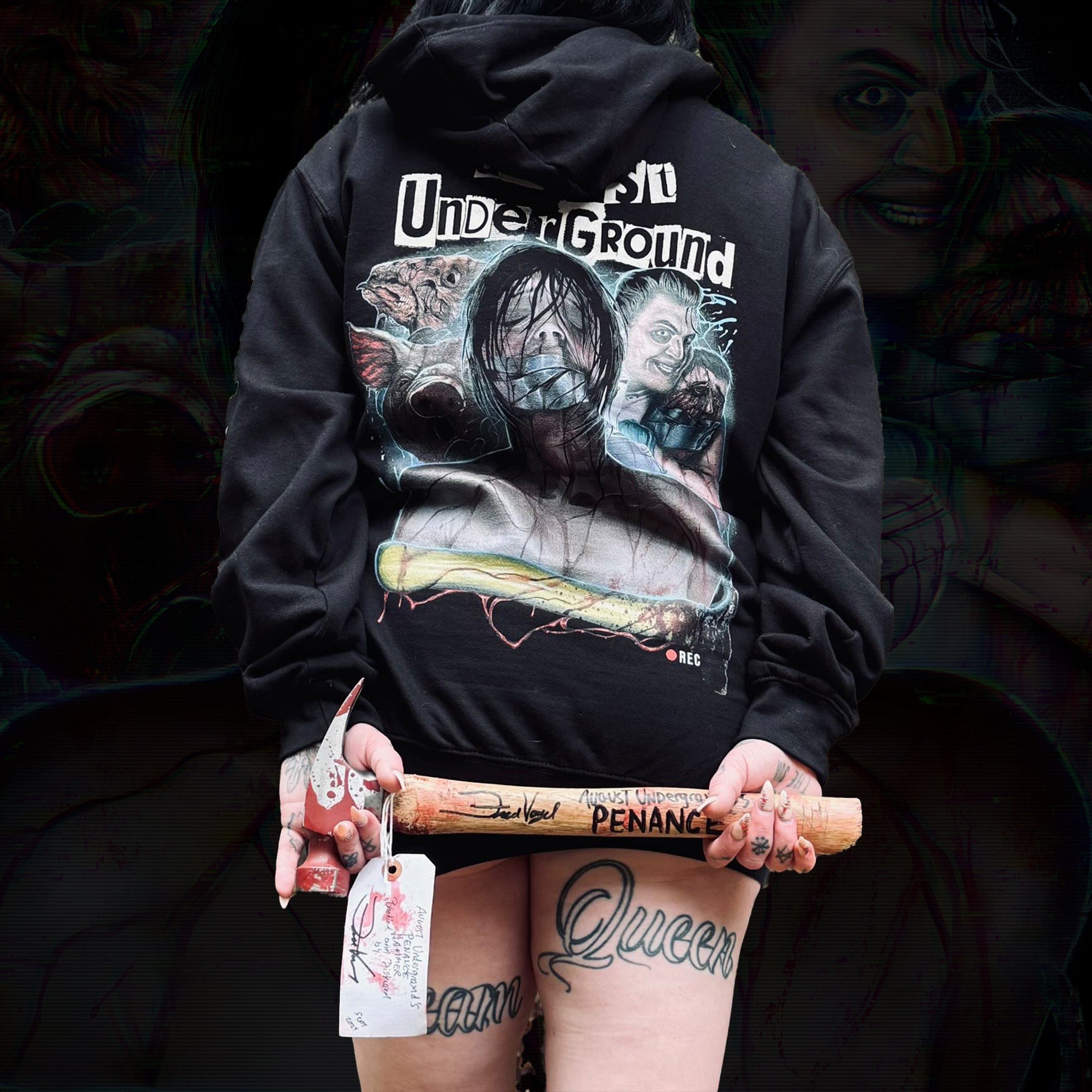 August Underground Hoodie  -  Unusual Horror