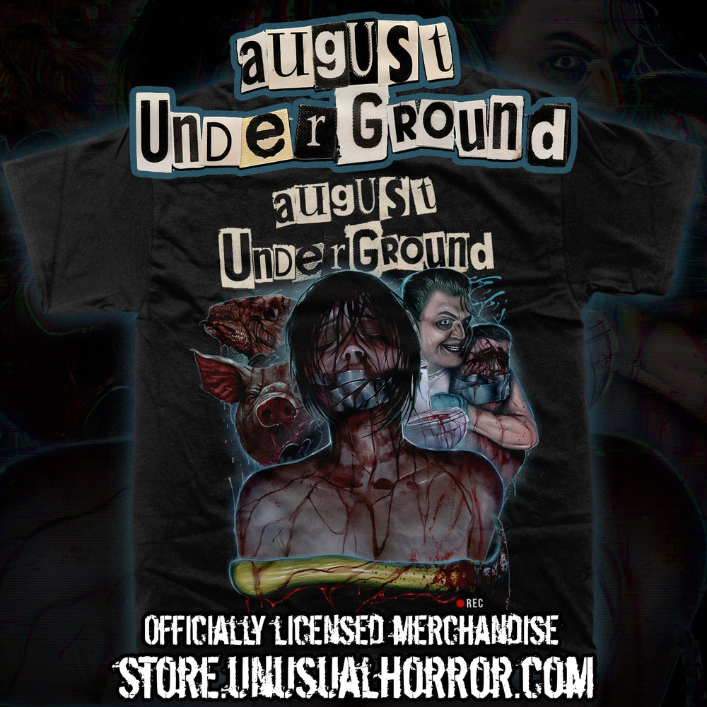 August Underground T-Shirt [PREORDER]  -  Unusual Horror