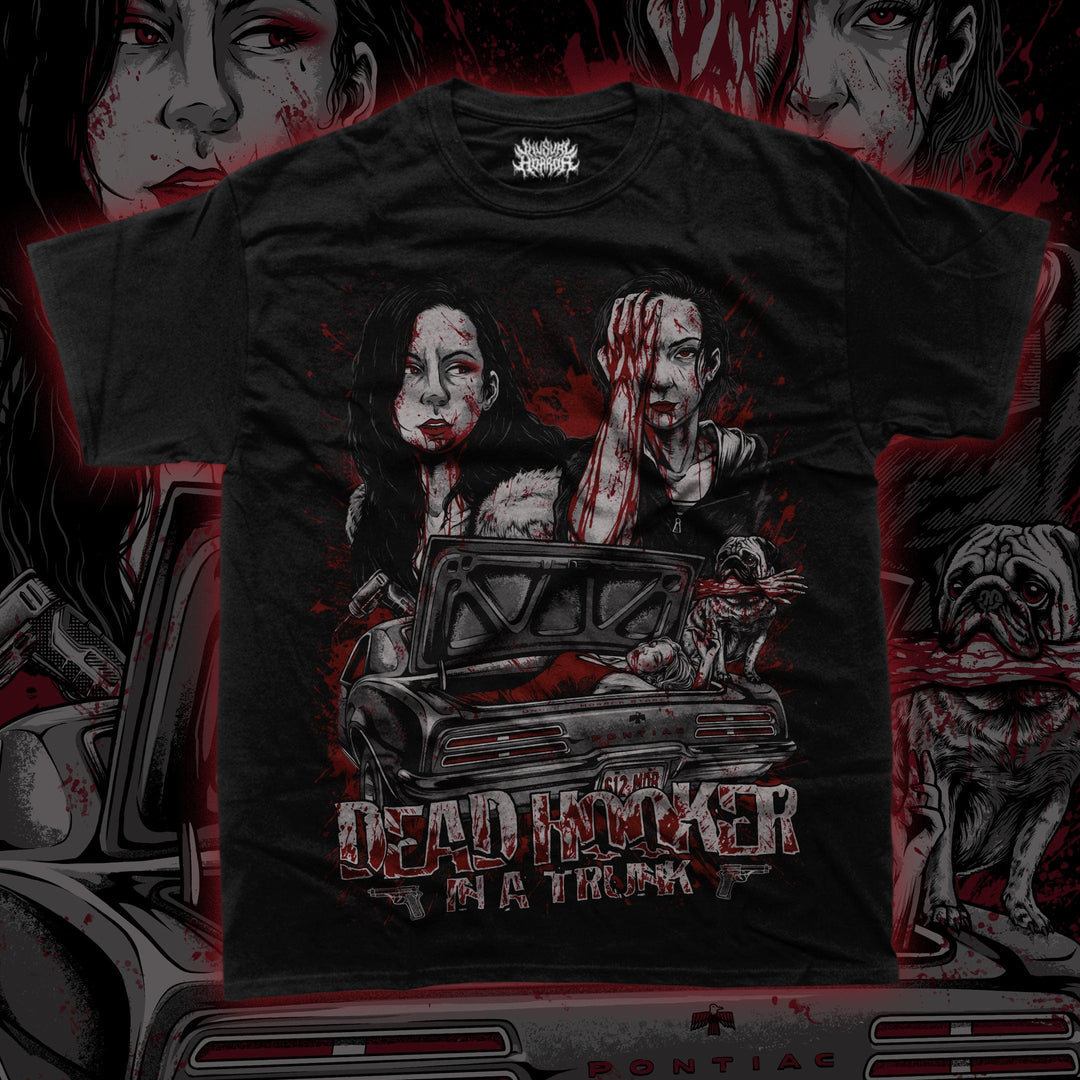 Dead Hooker In A Trunk - Discovery - T-Shirt [PREORDER]  -  Unusual Horror
