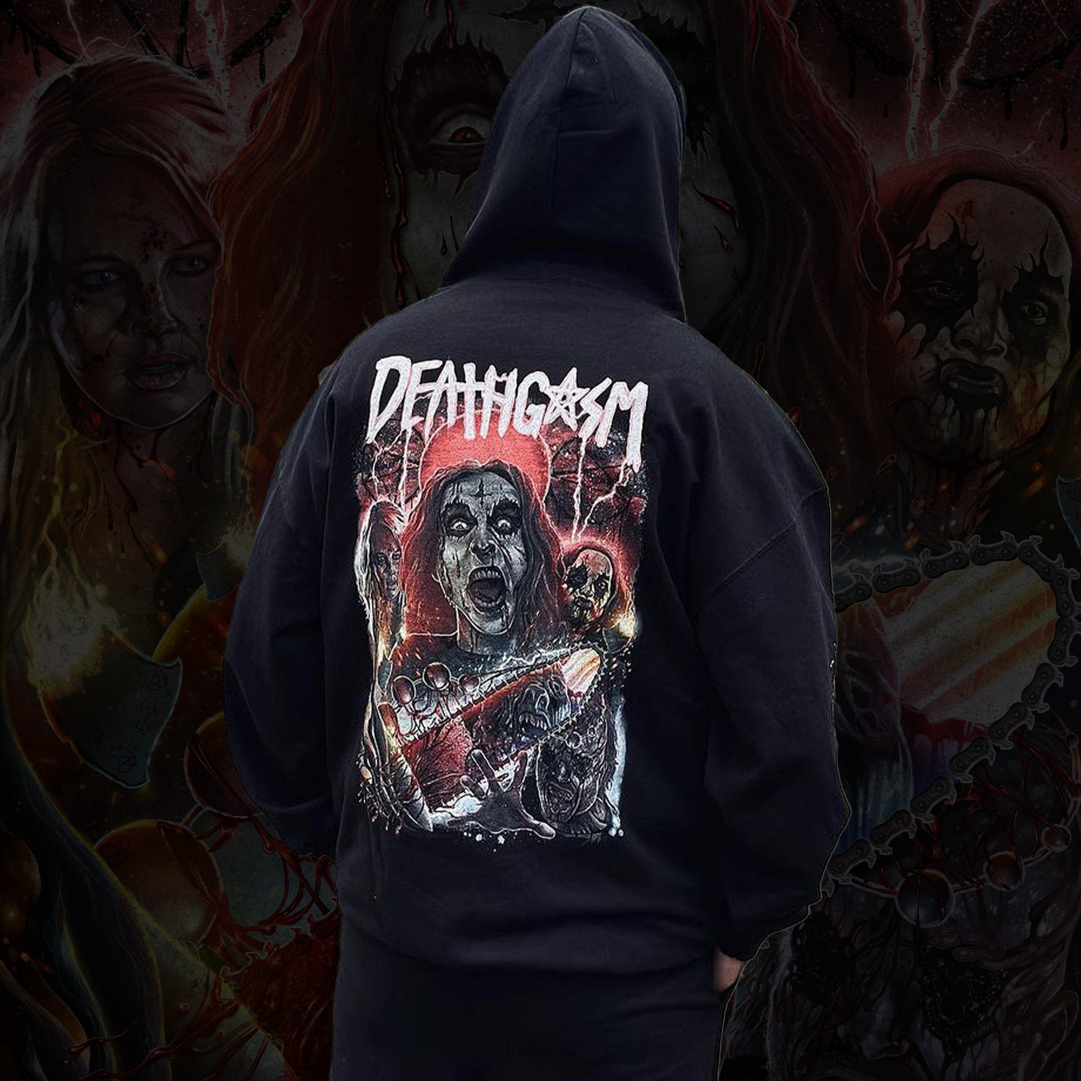 DEATHGASM DECAY Hoodie  -  Unusual Horror