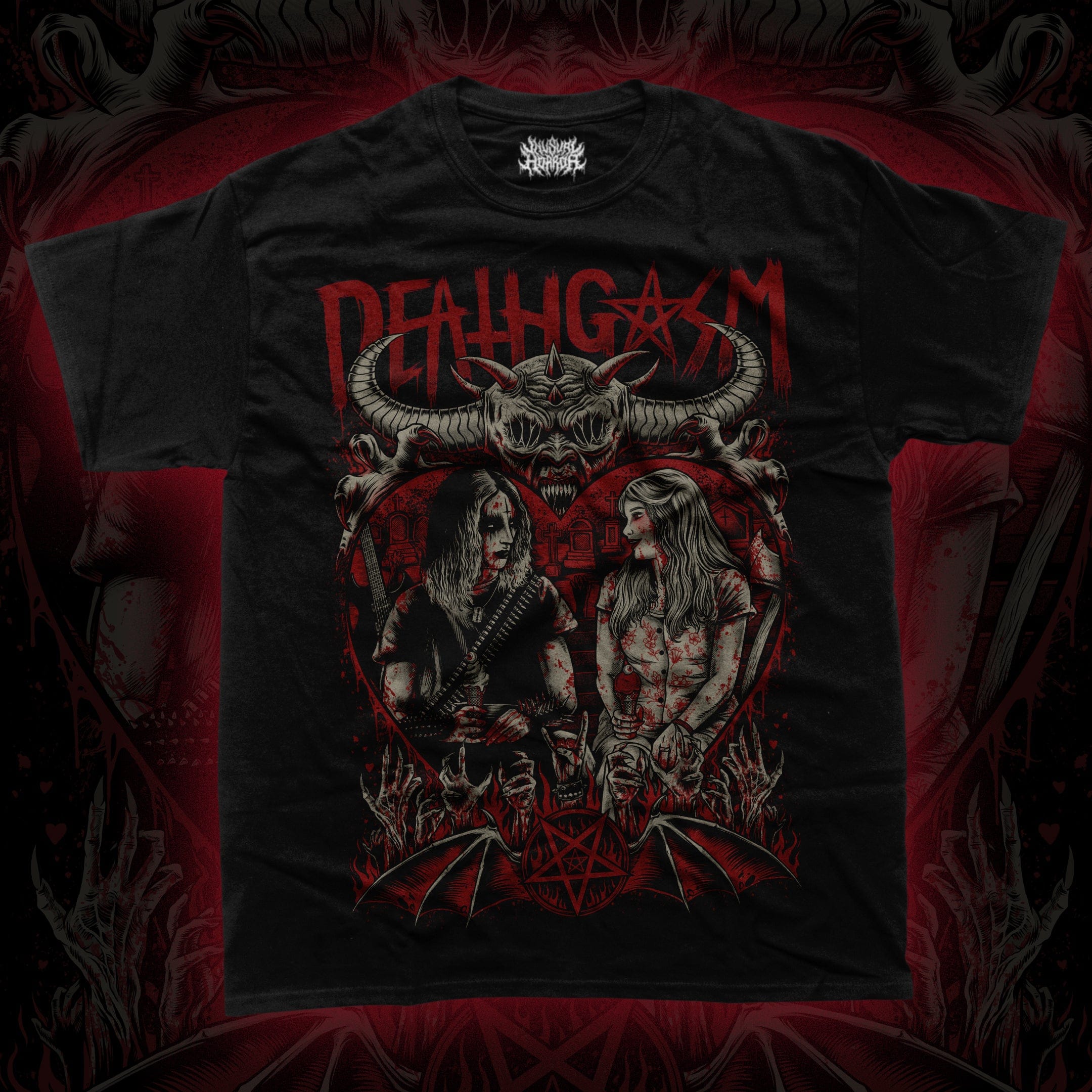 Deathgasm Valentines T-Shirt (PREORDER)  -  Unusual Horror