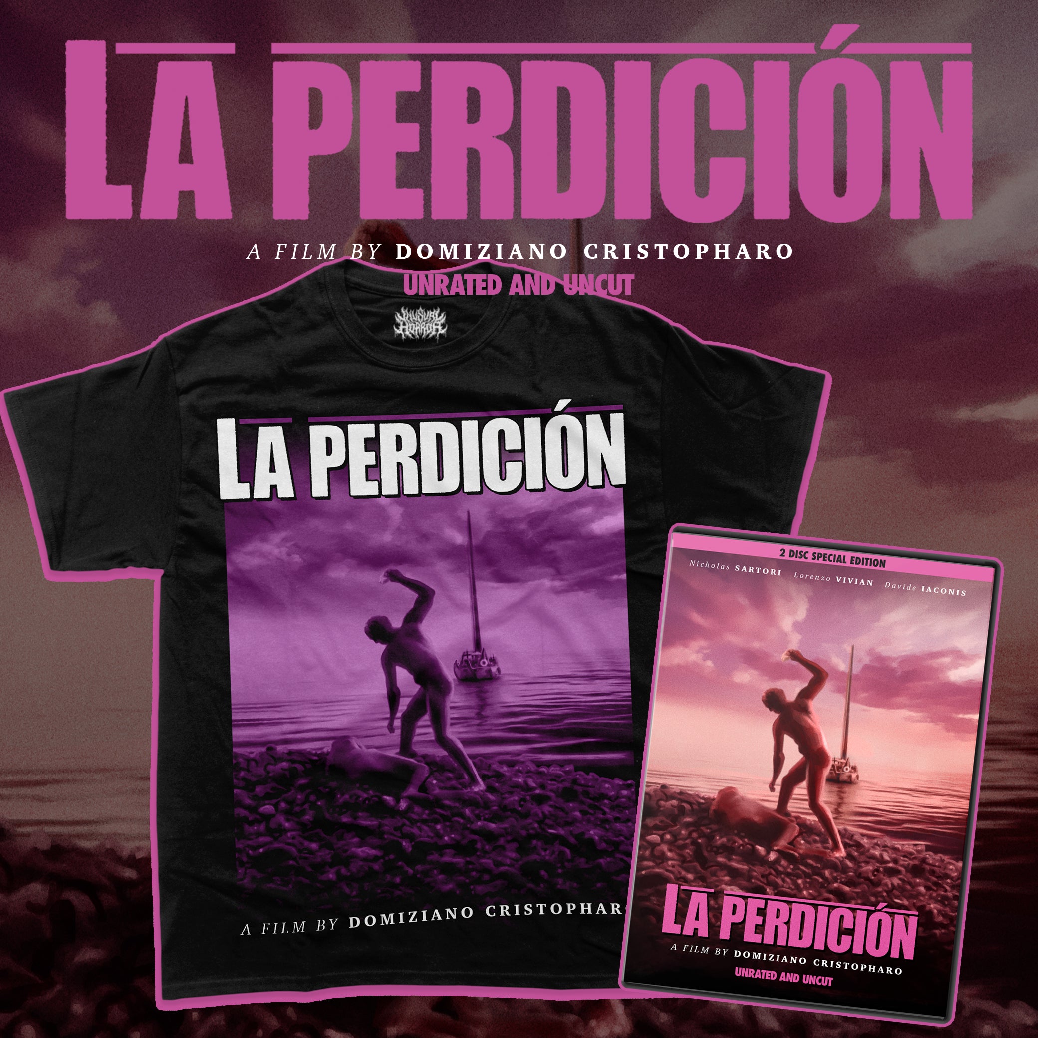 LA PERDICION T-Shirt & DVD Bundle