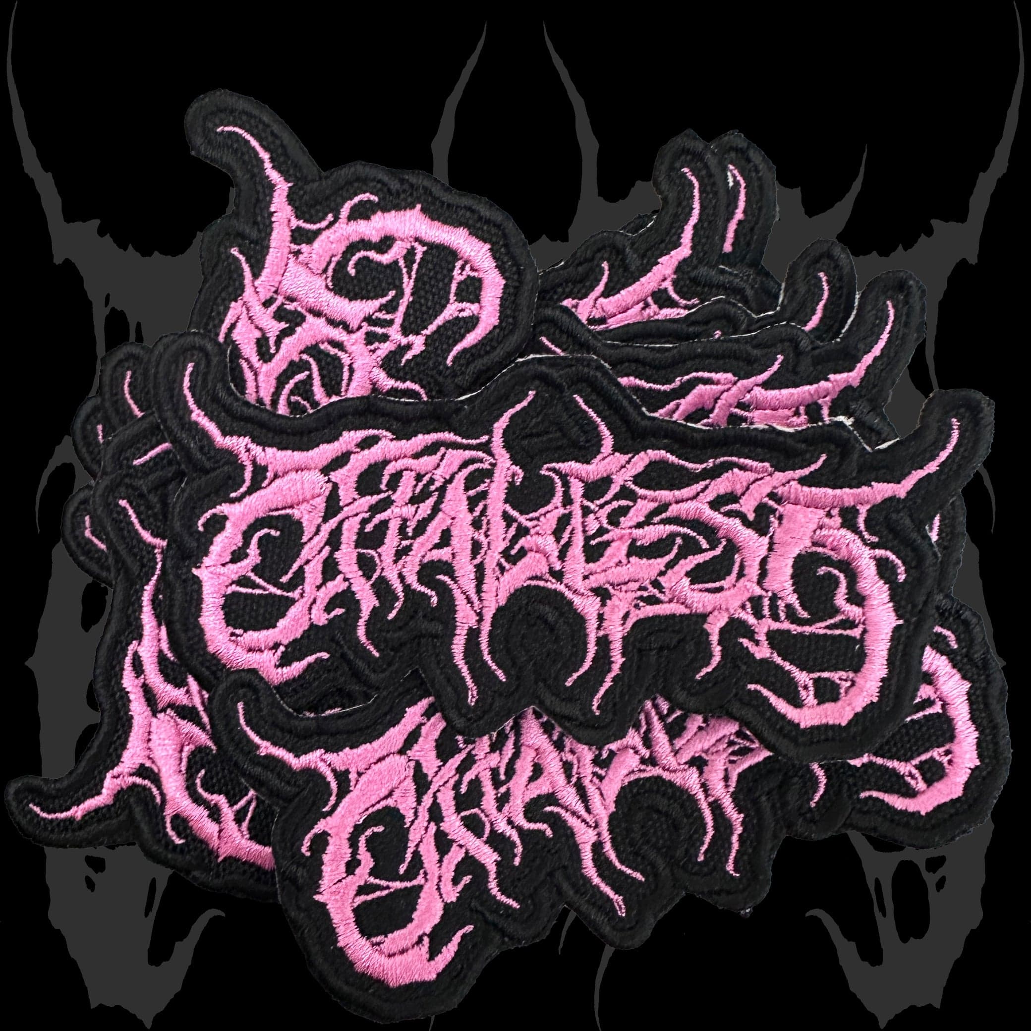 Offal Fest Patch Pink / Embroidered  -  Unusual Horror