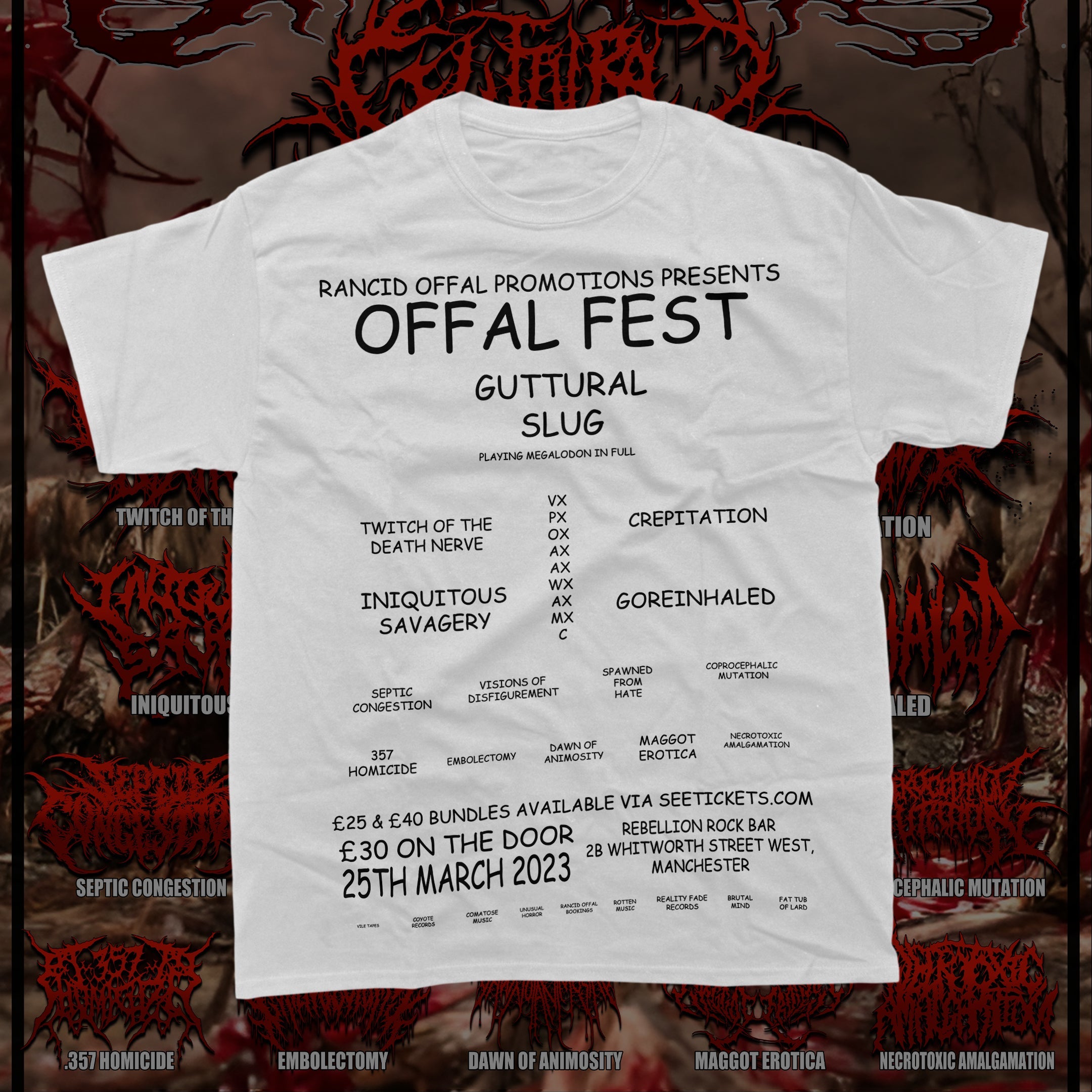 T-Shirt - Boneless Offal Fest T-Shirt