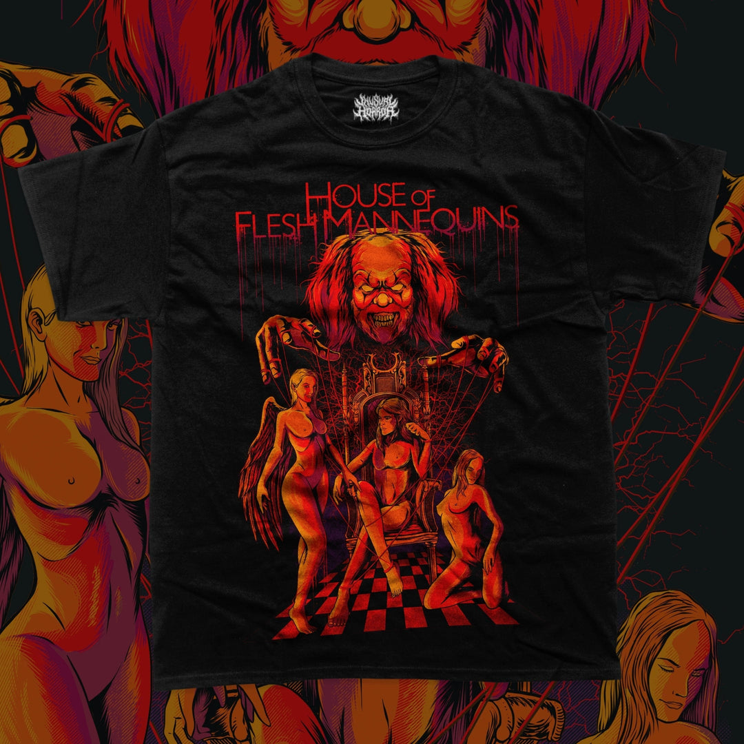 House of Flesh Mannequins T-Shirt  -  Unusual Horror