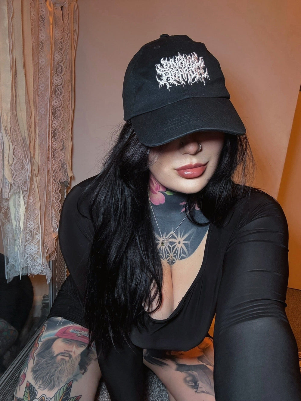 Unusual Horror Logo Dad Cap - Unusual Horror - image 2