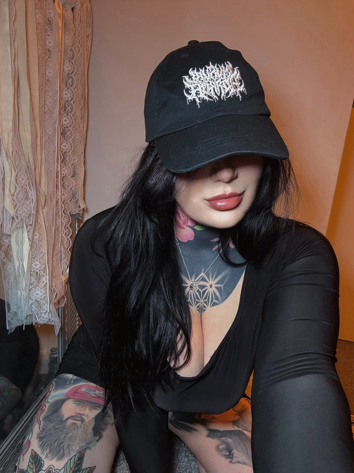Unusual Horror Logo Dad Cap - Unusual Horror - image 2