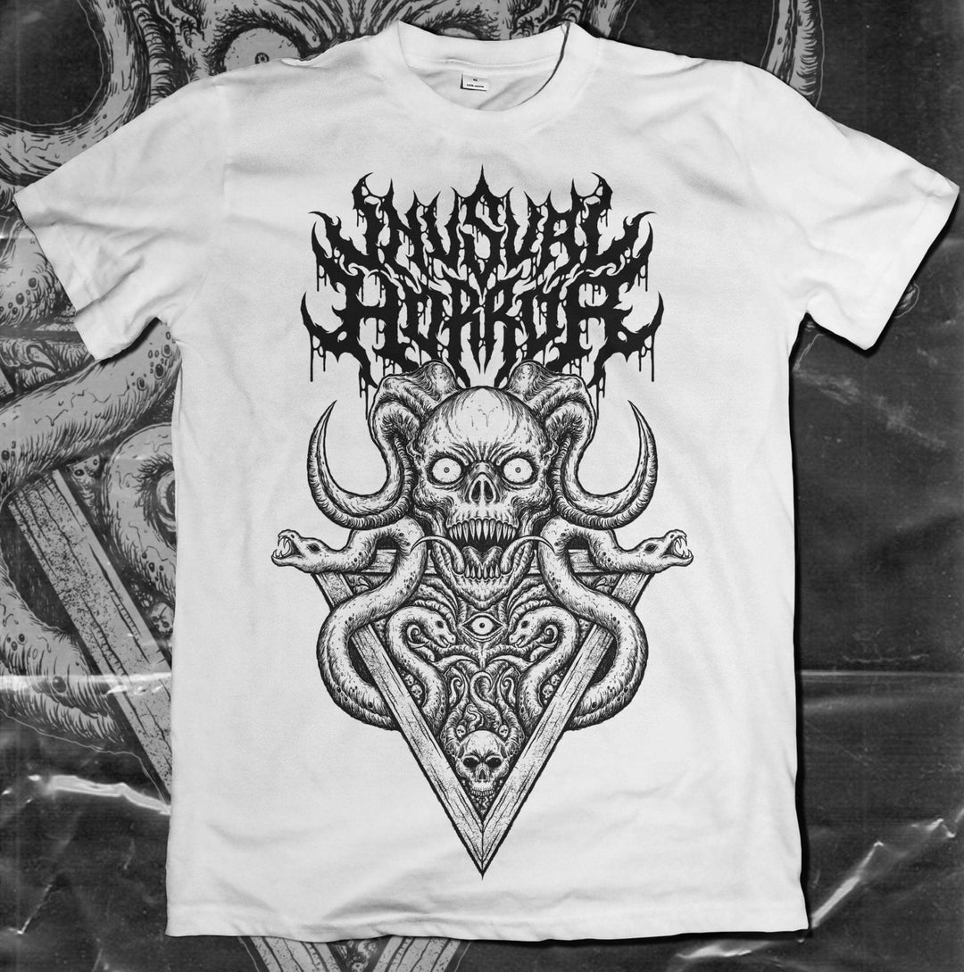 Skull & Snake T-Shirt  -  Unusual Horror