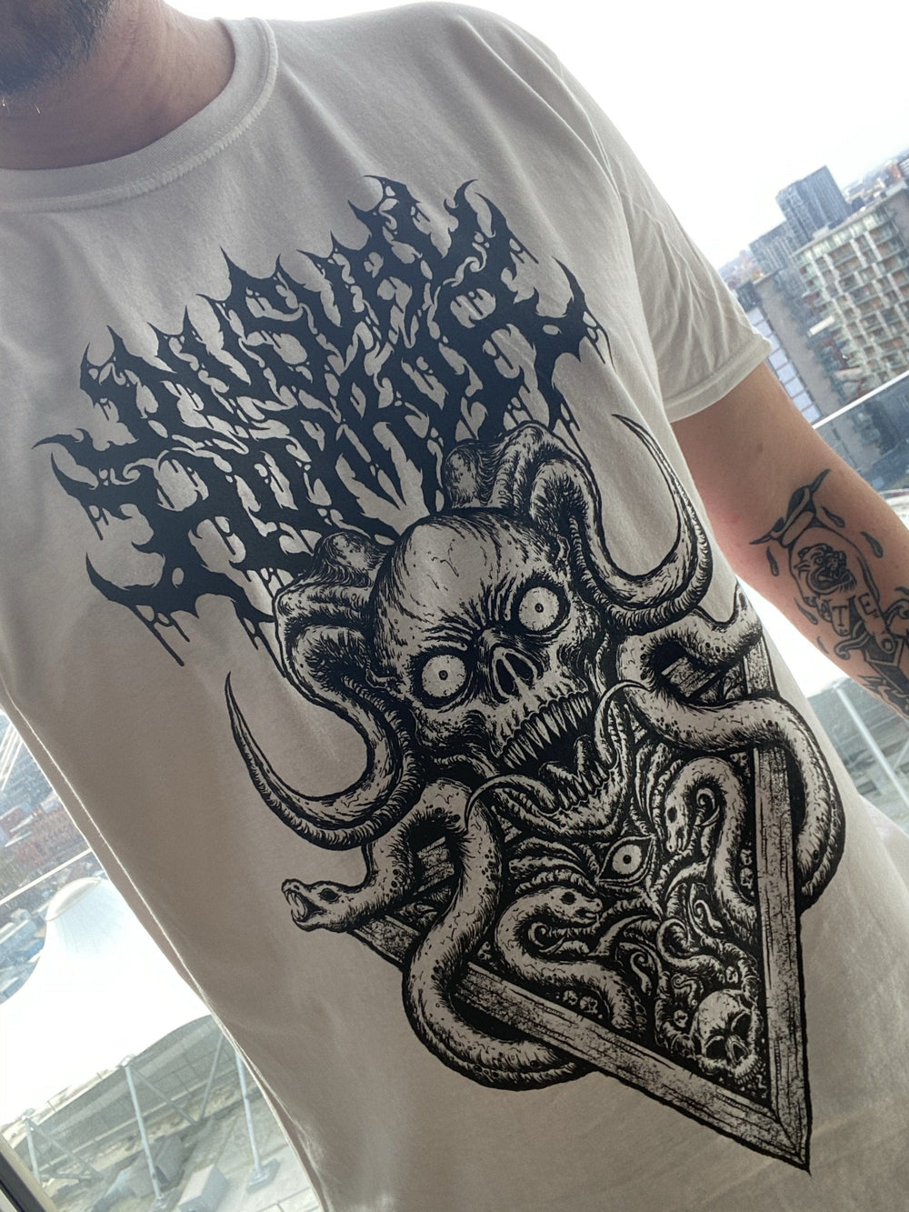 Skull & Snake T-Shirt  -  Unusual Horror