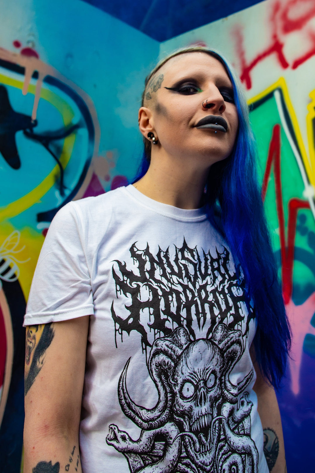 Skull & Snake T-Shirt  -  Unusual Horror