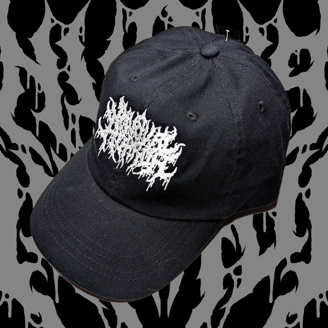 Unusual Horror Logo Dad Cap  -  Unusual Horror